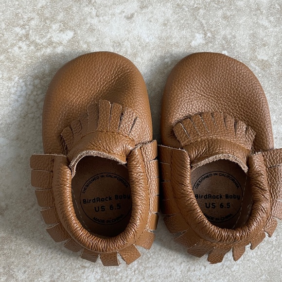 Bird Rock Baby Moccasins Size 6.5 - Picture 3 of 4